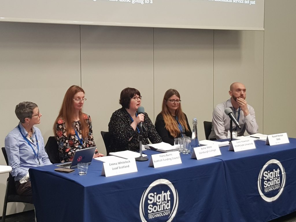 A panel discussion featuring the Scottish Funding Council