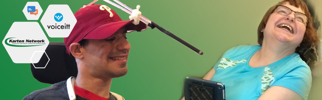 Two people using the Nuvoic app