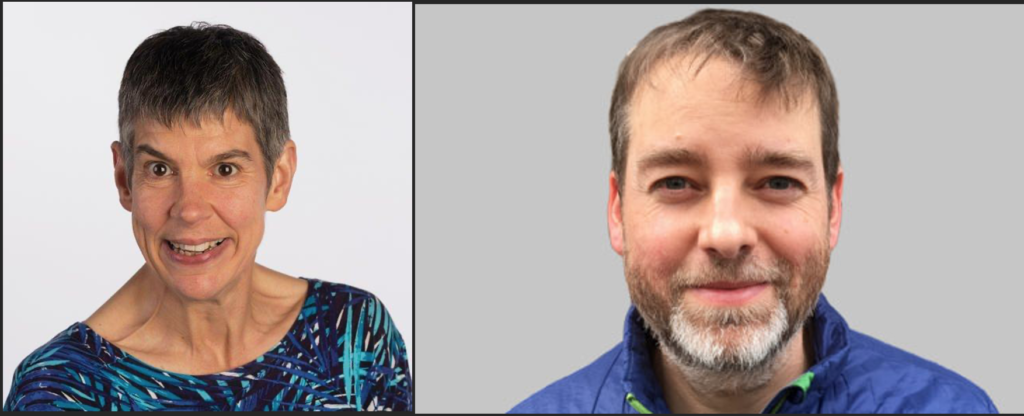 Photo of Professor Annalu Waller and Mr. Rohan Slaughter.