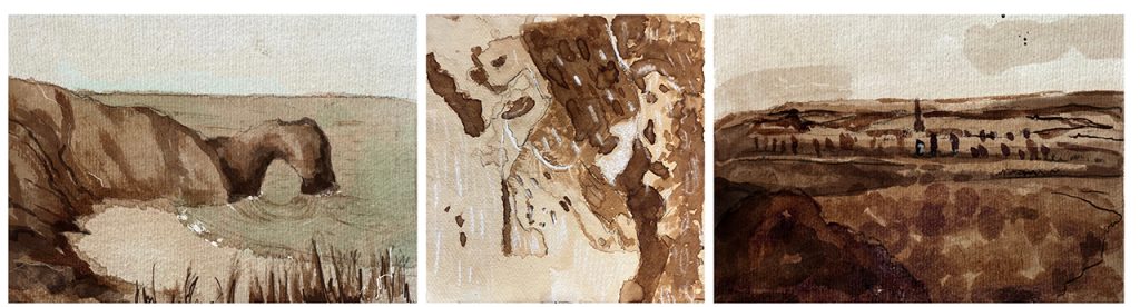 Three more example of Bill's landscape paintings 